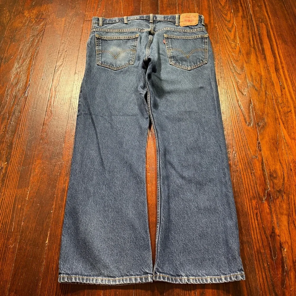 Vintage Levis 517 Jeans Mens 40x30 Blue Bootcut Fade Whiskers Cowboy Western Y2K